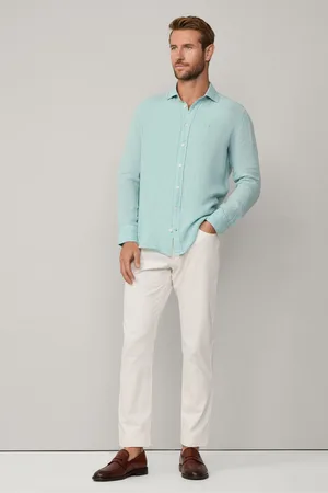 Hackett Tailored Fit Linen ShirtX-large