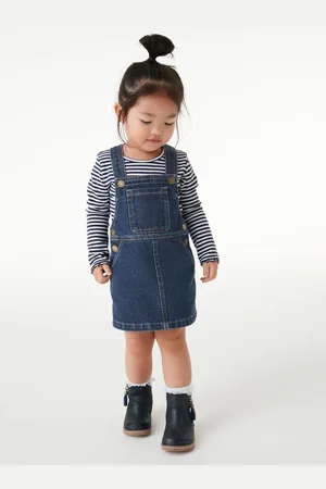 Next 100% Cotton Denim Pinafore Dress (3mths-7yrs)12