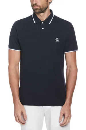 Original Penguin Textured Short Sleeve 100% Cotton ShirtX-large