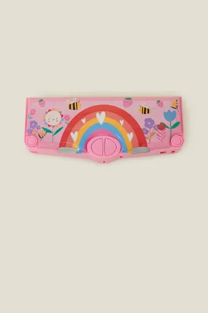 Accessorize Girls Rainbow Pop-Out Pencil CaseEén