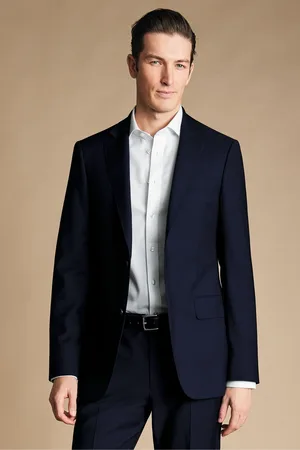 Charles Tyrwhitt Luxe Italiaans slim-fit jasje48 Standaard (UK 38 R)