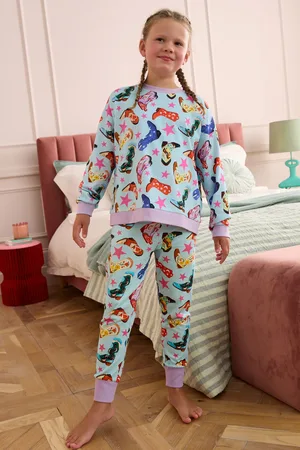 Eleanor Bowmer Blue Christmas Family Matching 100% Cotton Pyjamas5