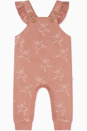 Mori Pink Ballerina Dungarees7480cm