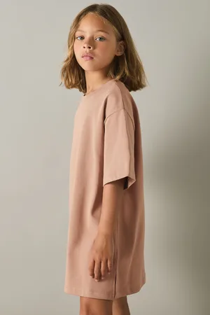 Reiss Camryn Cotton Jersey Logo-Embroidered T-Shirt Dress10