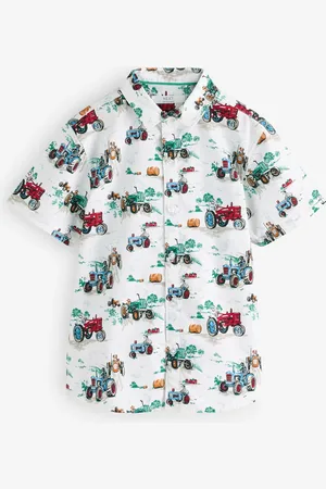 Next Cath Kidston 100% Cotton Short Sleeve Shirt (3mths-7yrs)9298cm