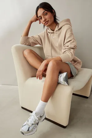 Nike Sportswear Phoenix Fleece Oversized Mini Swoosh Pullover HoodieM