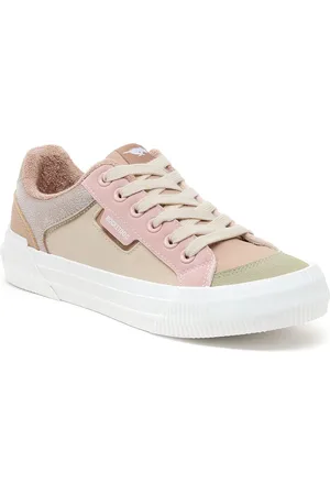Rocket Dog Natural Cheery Blocked Paris PU Suede/Fishers Trainerseu41