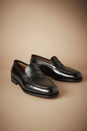 Next Signature Italian Leather Penny LoafersEU 44 (UK 10)