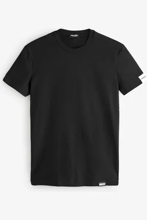 Dsquared2 Underwear Short Sleeve Stretch Cotton Rich Jersey Badge Logo T-ShirtS