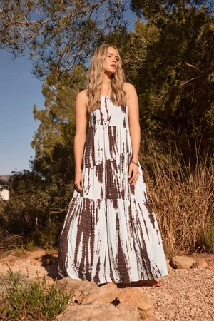 Long Tall Sally Tie Dye Strappy Midaxi Dress36 Tall