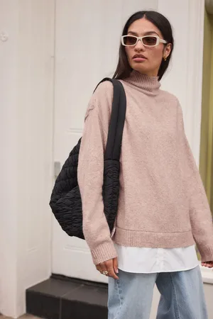 Next Roll Neck Shirt Back PonchoS