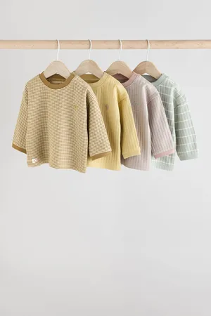 Next Baby Long Sleeve 100% Cotton T-Shirts 4 Pack9
