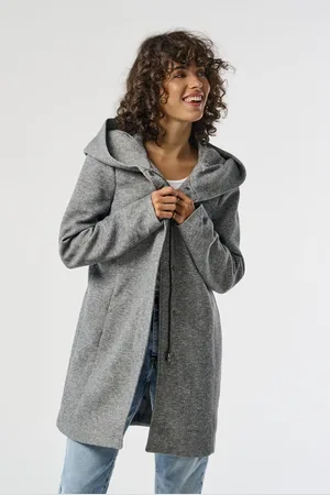 ONLY Hooded Smart 100% Cotton CoatXL