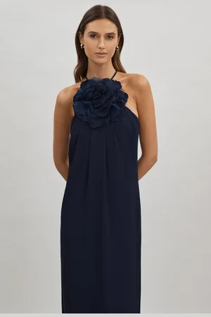 Halston Heritage Rosette lange jurk34