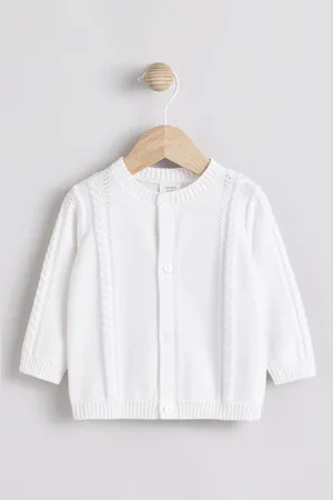 Next Baby Knitted 100% Cotton CardiganUp to 1 Month (56cm)