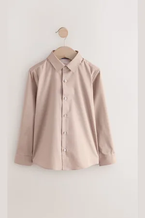 Next Long Sleeves Smart Trimmed Shirt (3-16yrs)158164cm