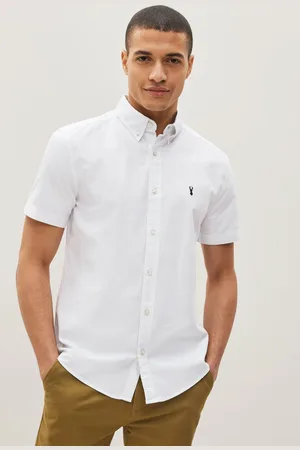 Next Short Sleeve Oxford 100% Cotton Shirt3XL