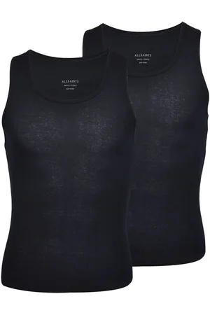 AllSaints AllSaints Cotton Ribbed 100% Cotton Tanks 2 PackXL