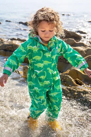 Frugi Green Rain Or Shine Suit All-in-One134140cm