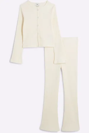 River Island Girls 100% Cotton Cardigan Set134140cm