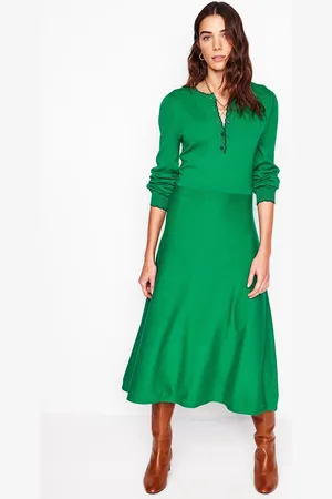 Boden Pru Scallop Trim Dress42 R