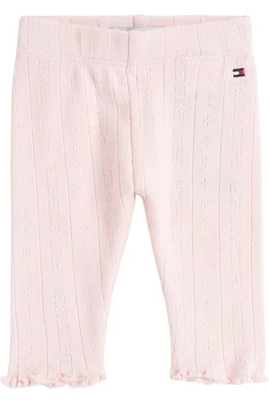 Tommy Hilfiger 100% Cotton Essential Pointelle Leggings50cm