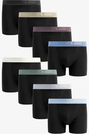 Next Textured Colour Waistband Trunk Boxers 8 PackXXL