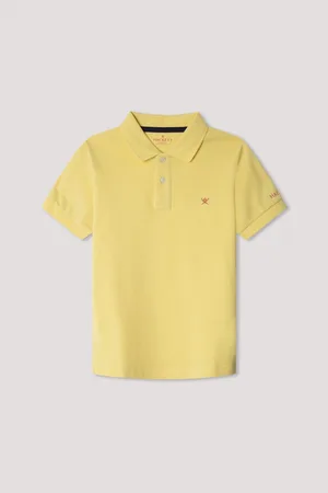 Hackett London Older Boys Yellow 100% Cotton Polo Shirt146152cm