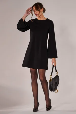 Jolie Moi Long Sleeve Tunic Mini Dress36