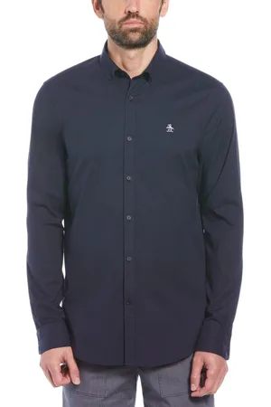 Original Penguin Oxford Stretch Blue ShirtS