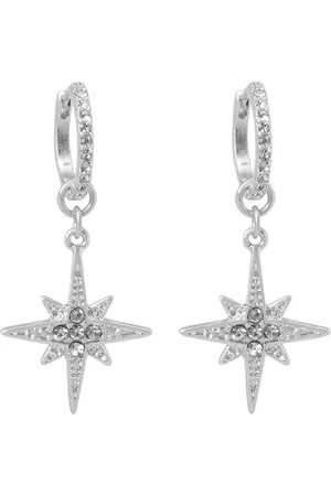 Bibi Bijoux Gold Tone Gothic Revival Star Earringseen