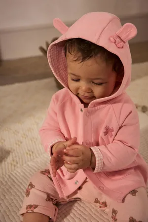 Next Baby Hooded 100% Cotton Jacket (0mths-2yrs)9