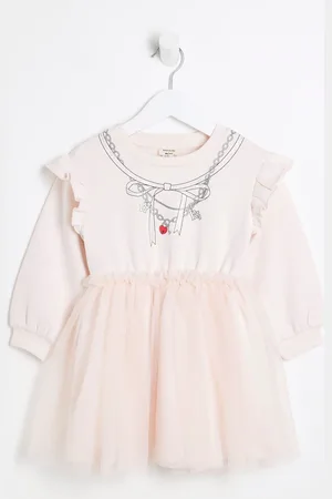 River Island Girls Tutu Necklace Sweat Dress9298cm
