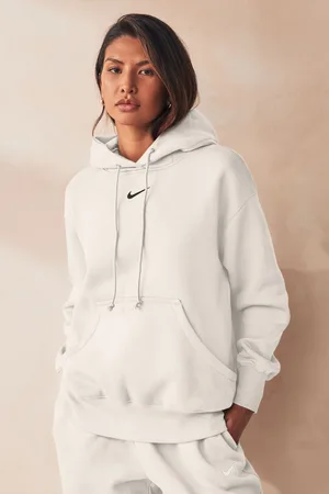 Nike Sportswear Phoenix Fleece Oversized Mini Swoosh Pullover Hoodie32-34