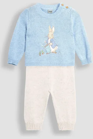 JoJo Maman Bébé Peter Rabbit Appliqué Sweatshirt & Trouser Set12