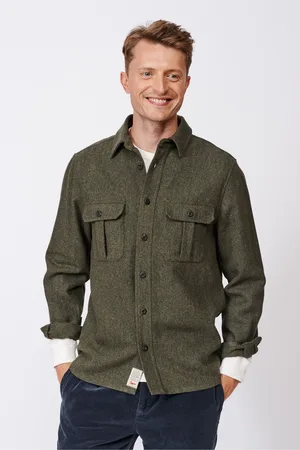 Aubin Ravendale Wool OvershirtXL