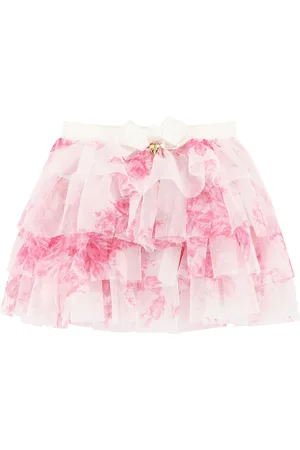 Angels Face Abbie Roses Tulle White Skirt98104cm