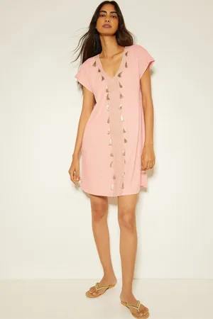 Monsoon 100% Cotton Jodie Tassel Beach Tunic Mini DressXXL