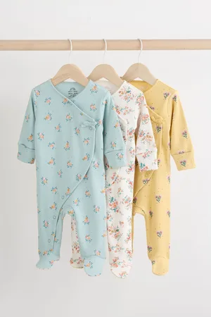 Next 100% katoenen wikkel baby slaappak (0