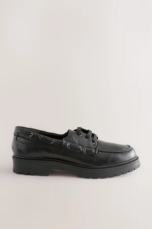 Next Forever Comfort Leather Chunky Lace-Up Boat ShoesEU 41 (UK 7)