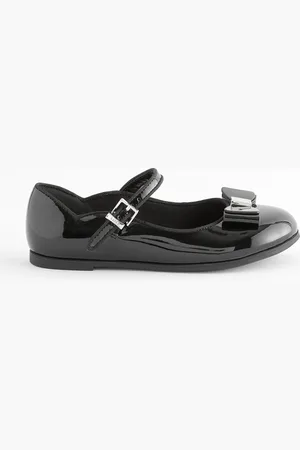 Ted Baker Zwarte lakleren Mary Jane-schoenen met strik voor meisjesEU 24 (UK 7)