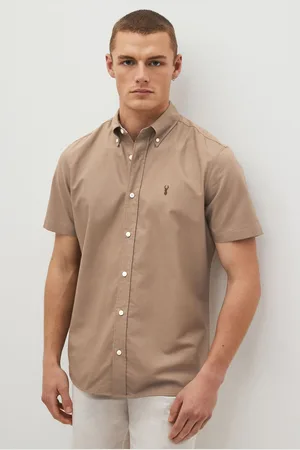 Next Short Sleeve Oxford 100% Cotton ShirtM