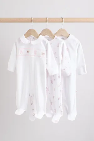 Next Verpakking van 3 babypyjama met kraag van 100% katoen1.5