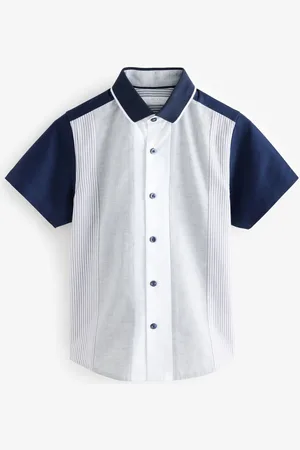 Next Short Sleeves Colourblock Shirt (3-16yrs)128134cm