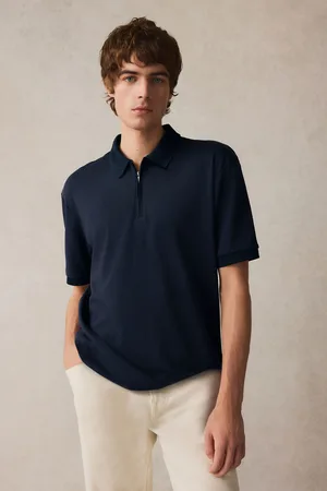 Next Poloshirt van 100% katoen met korte mouwen en stijve kraagXS