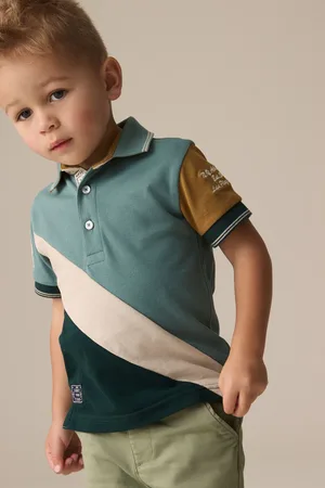 Next Short Sleeve Sash 100% Cotton Polo Shirt (3mths-7yrs)9