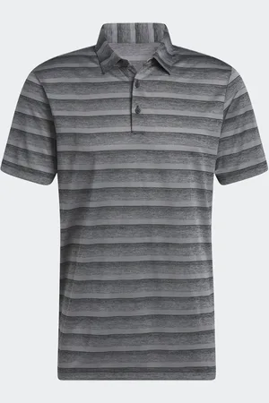 adidas Two Colour Striped Navy/White Polo ShirtM Reg