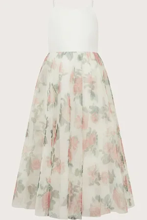 Monsoon Alice Rose Print Maxi Dress7 Jaar (122cm)