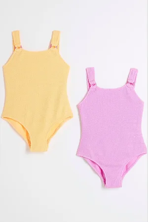 River Island Girls Swimsuits 2 Pack134140cm