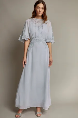 Monsoon Tatiana Angel Sleeve Embellished Maxi Dress36